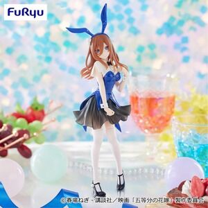 FuRyu Miku Nakano Figure Unisex blue and black Bunny Outfit Trio-Try-iT
